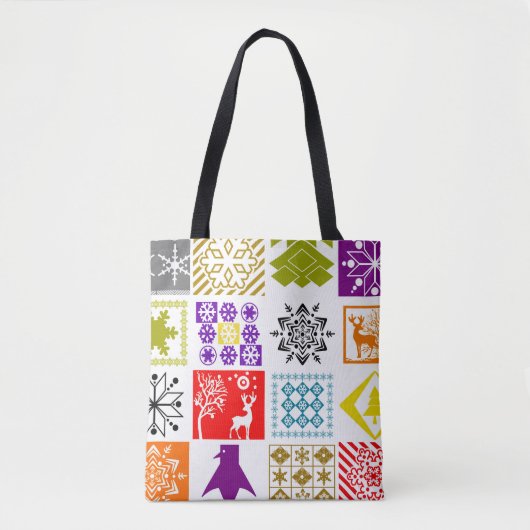 Tote Bag Multicolored christmas (Devant)