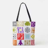 Tote Bag Multicolored christmas (Dos)
