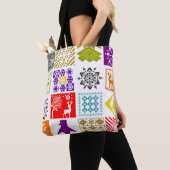 Tote Bag Multicolored christmas (De près)