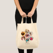 Tote Bag Multiphoto Collage moderne Nom personnalisé (Devant (produit))