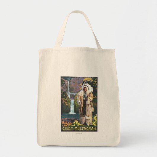 Tote Bag Multnomah Falls, OregonChef Multnomah (Devant)