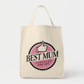 Tote Bag Mum approved for life pink bag (Devant)