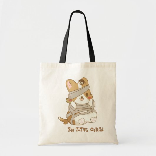 Tote Bag Mummy Corgi (Devant)