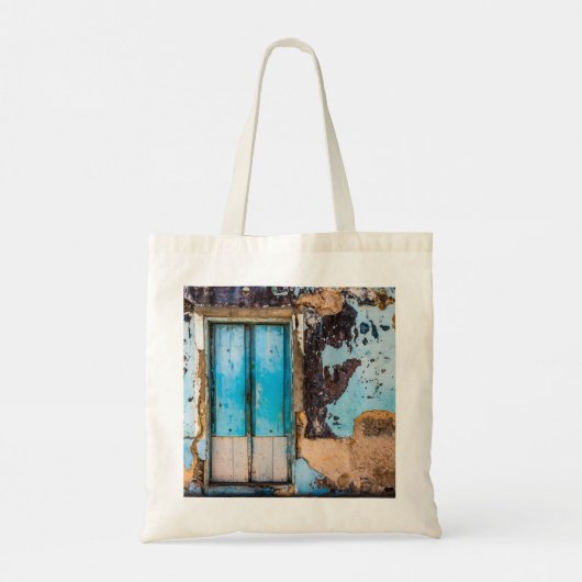 Tote Bag Mur bleu et porte (Dos)