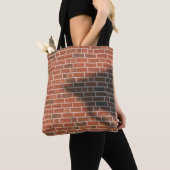 Tote Bag Mur Brown en brique (De près)