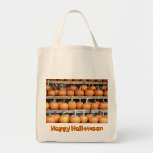 Tote Bag Mur Citrouille d'Halloween