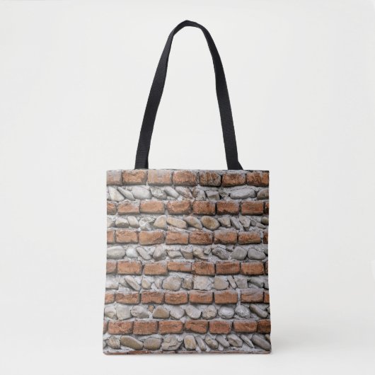 Tote Bag mur de briques Brown (Devant)