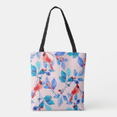 Tote Bag Mur de briques roses utilisé pour background abstr (Dos)