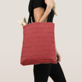 Tote Bag mur de briques rouges (De près)