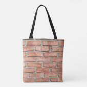 Tote Bag Mur de briques rouges le matin (Dos)