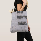Tote Bag Mur en ciment gris (De près)