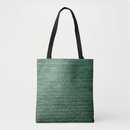 Tote Bag Mur peint en vert (Devant)
