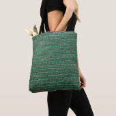 Tote Bag Mur peint en vert (De près)