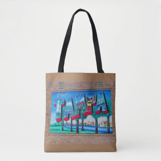 Tote Bag Mural de Tampa City (Devant)