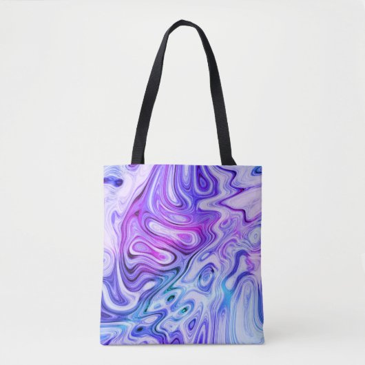 Tote Bag murmure fantomatique, pastel marbré : (Devant)
