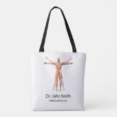Tote Bag Muscles de squelette du corps humain Médicale - Sa (Dos)