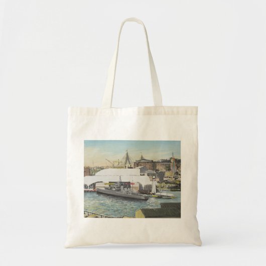 Tote Bag Musée maritime de Sydney de balcon d'hôtel. 1998 (Devant)