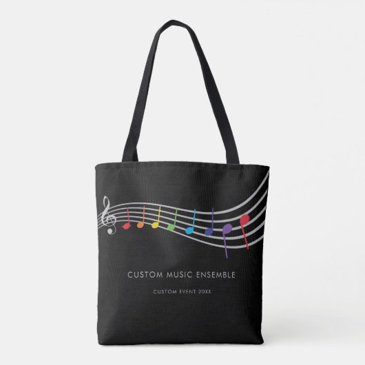 Tote Bag Music School Event Children Rainbow Choir (Dos)