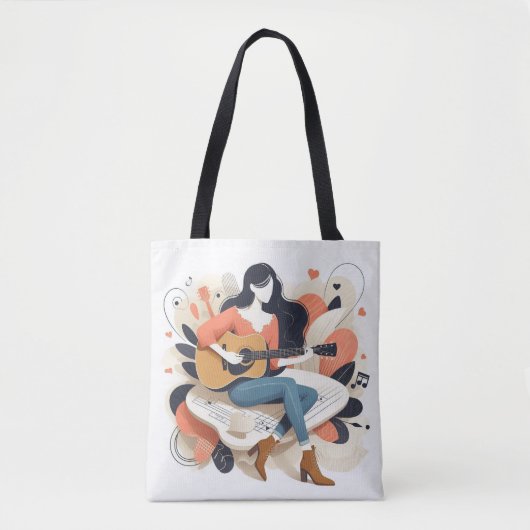 Tote Bag Musical à la mode (Devant)
