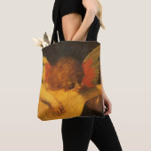 Tote Bag Musicien Angel Lecture par Rosso Fiorentino (De près)