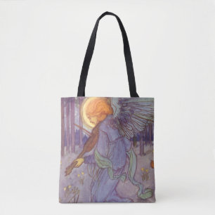 Tote Bag Musicien d'ange jouant un violon, musique Vintage
