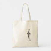 Tote Bag Musicien de trompette (Dos)