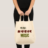 Tote Bag Musique (Devant (produit))
