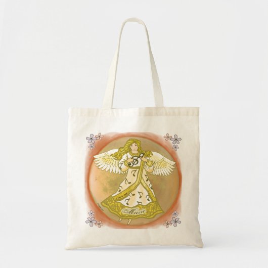 Tote Bag Musique Ange Chrétien (Devant)