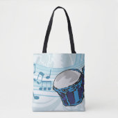 Tote Bag Musique Bongo Drum (Devant)