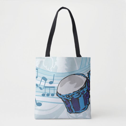 Tote Bag Musique Bongo Drum (Devant)