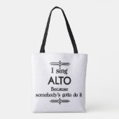 Tote Bag Musique d'Alto (Dos)