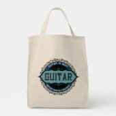 Tote Bag Musique guitare Cercle (Dos)