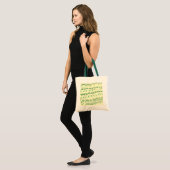 Tote Bag Musique majeure/étudiante/enseignant (Devant (modèle))