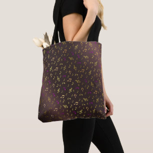 Tote Bag musique, note, clef, bande, symbole, brillant, élé