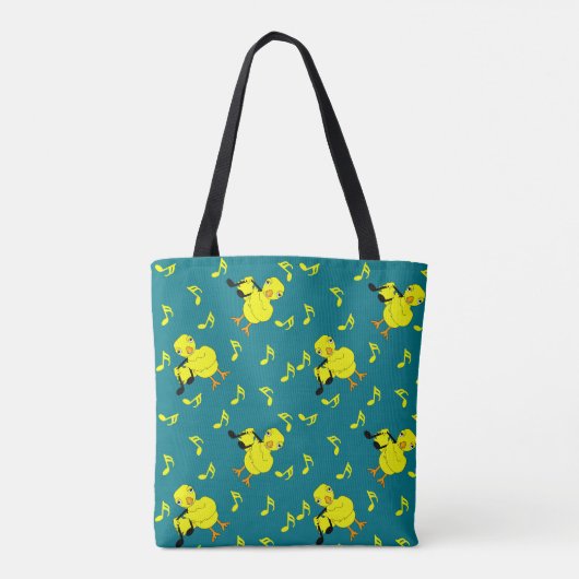 Tote Bag Musique Note Motif (Dos)