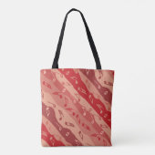 Tote Bag Musique Note rayures rouge (Dos)