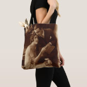 Tote Bag Musique romantique vintage, Amour et Romance (De près)