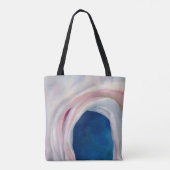 Tote Bag Musique rose et bleu par O'Keeffe (Dos)