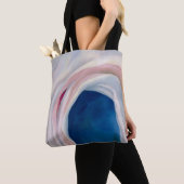 Tote Bag Musique rose et bleu par O'Keeffe (De près)