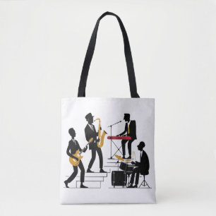 Tote Bag Musique Silhouette
