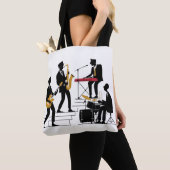 Tote Bag Musique Silhouette (De près)