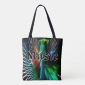 Tote Bag Musique vintage (Dos)