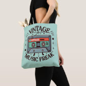 Tote Bag Musique vintage Freak (De près)