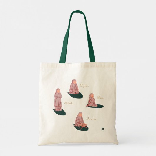 Tote Bag Muslimah Salah, Dzikr, Dua, Coran (Dos)