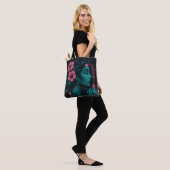 TOTE BAG MUSSA FLORAL (Sur le modèle)