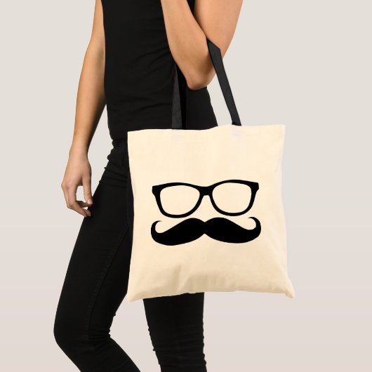 Tote Bag Mustache (Devant (produit))