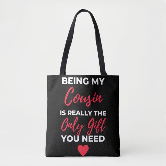Tote Bag My Cousin Is Really (Devant)