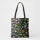 Tote Bag My Flower Design 5 (Devant)