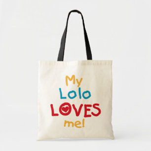 Tote Bag My Lolo Loves Me T-shirts et cadeaux