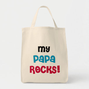 Tote Bag My Papa Rocks T-shirts et cadeaux